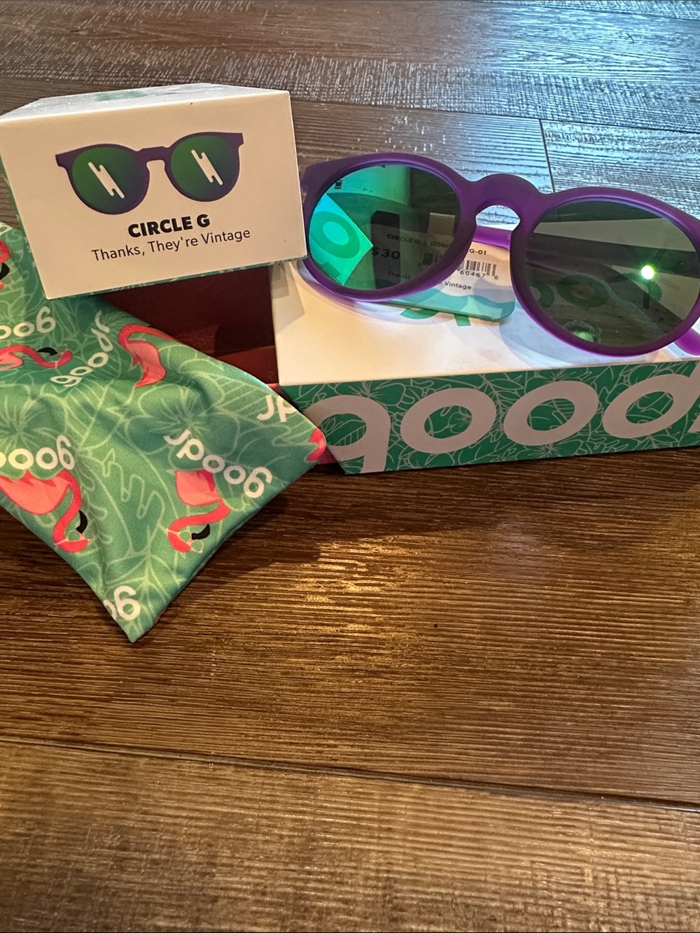 Goodr circle G new in box